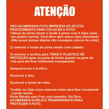 Porta Medalha Futebol Kids Porta Retrato Até 100 Medalhas Cor Preto Foto mini 4