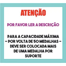Porta Medalhas Corrida & Speed Para Até 50 Medalhas Cor Preto Foto mini  3