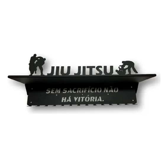 Porta Medalhas E Trofeu Parede Modalidade Jiu Jitsu Foto 1