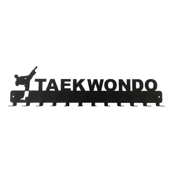 Porta Medalhas Para Paredes Modalidade Taekwondo Foto 1