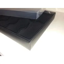 Porta Organizador Óculos Aveludado Caixa Preta 4 Un R2609 Cor Preto Foto  mini 1