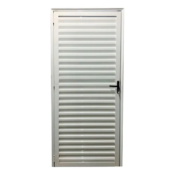 Porta Palheta AlumÃnio Branco 210 X 90 Direito Foto 1