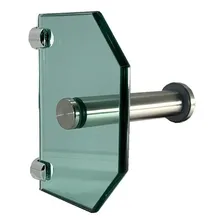 Porta Papel Higiênico De Vidro Vildrex Cor Verde Foto mini 1
