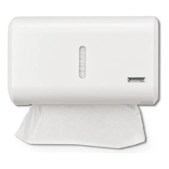 Porta Papel Toalha Compacto Dispenser Papeleira Premisse Cor Branco Foto 1