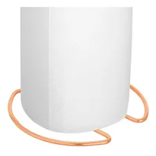 Porta Papel Toalha Rosê Gold P Cozinha Apoio De Mesa Bancada Foto mini 3