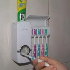 Porta Pasta De Dente Suporte De Escovas Banheiro Decorativo Foto mini 4