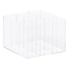 Porta Pincel Em AcrÃlico Cristal Com 9 Divisórias Foto mini 2
