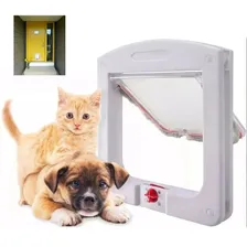 Porta Portinha De Passagem Pra Gato Cachorro 4 Em 1 Pet Cat Leva Pra Casa JBA-PORT-1 BSL1937 Branco Foto mini 1
