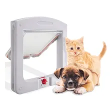Porta Portinha Passagem P/gato Cachorro 4 Em 1 Pet Door 15 X Foto mini 1