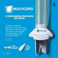 Porta Poupa Copo Dispenser Descartáveis Automático Multicopo Foto mini 4