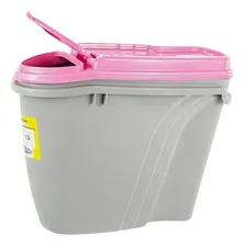 Porta Ração Dispenser Home 3,5l Plast Pet Cor Rosa Foto mini 2
