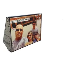 Porta Retrato Azulejo Personalizado Com Moldura Foto mini 2