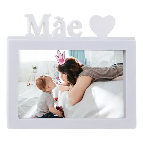 Porta Retrato Mãe Mamãe Dia Das Mães 10x15cm Lembrança Foto Foto 1