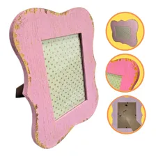 Porta Retrato Rosa Em Mdf - 13x18 Foto mini 1