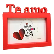 Porta Retrato Te Amo 10x15 Namorados Casamento Esposa Mãe Foto mini 4