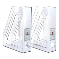 Porta Revista Classic Line 2 Unidades Cristal Acrimet Foto mini  3