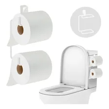 Porta Rolo Caixa Acoplada Duplo - Branco Foto  mini 1