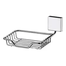 Porta Sabonete Inox P/ Banheiro Saboneteira Parede Cromado Foto mini 3