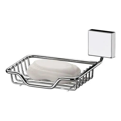 Porta Sabonete Inox P/ Banheiro Saboneteira Parede Cromado Foto 1