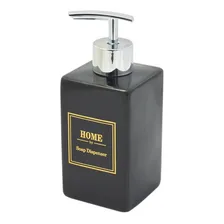Porta Sabonete Líquido Dispenser Porcelana 380ml Quadrado Foto mini 1