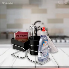 Porta Sachês Chá Café Açúcar Guardanapo Adoçante Future Foto mini 3