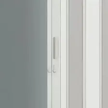 Porta Sanfonada Pvc Com Trinco Bcf Branco Giwt Foto mini 4