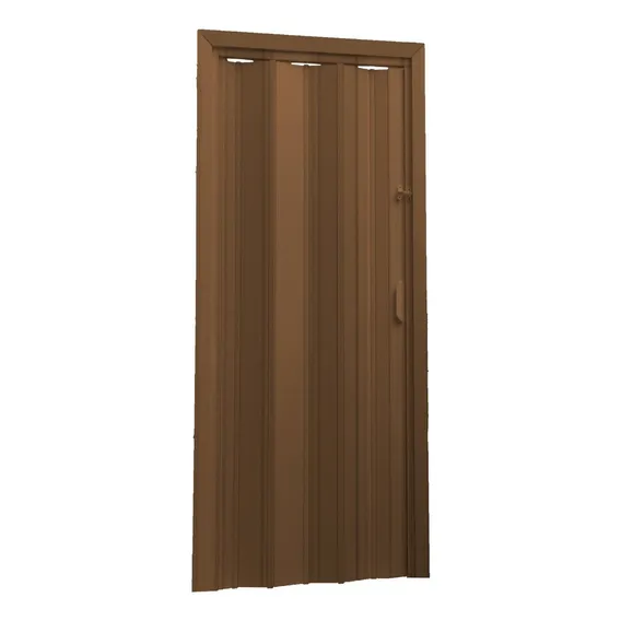 Porta Sanfonada Pvc Multilit 2,10cmx0,70cm Mogno Foto 1