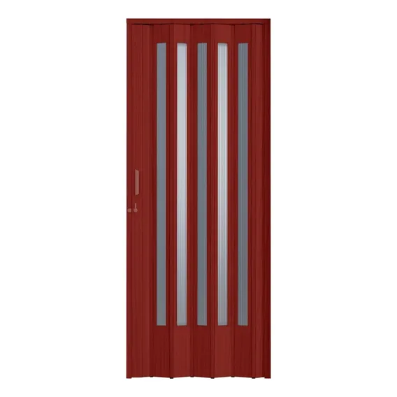 Porta Sanfonada Pvc Plastporta 210x72cm Translucida Bcf Wt Foto 1