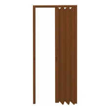 Porta Sanfonada Pvc Polifort 210cmx100cm Mogno F Cor Madeira Foto mini 2