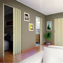 Porta Sanfonada Pvc Polifort 210cmx60cm Bege Bdwt Foto mini 4