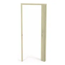Porta Sanfonada Pvc Polifort 210cmx60cm Bege Bdwt Foto mini 3