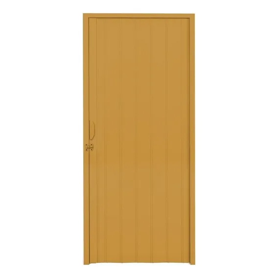 Porta Sanfonada Pvc Polifort 210cmx70cm Cerejeira H Cor Madeira Foto 1