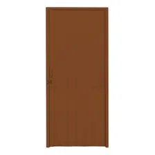 Porta Sanfonada Pvc Polifort 210cmx70cm Mogno Cwt Cor Madeira Foto mini 1