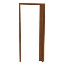 Porta Sanfonada Pvc Polifort 210cmx70cm Mogno Cwt Cor Madeira Foto mini 3