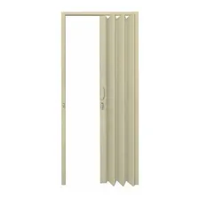 Porta Sanfonada Pvc Polifort 210cmx80cm Bege Bfwt Foto mini  2