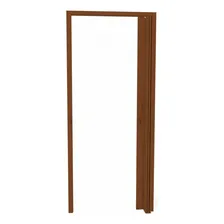 Porta Sanfonada Pvc Polifort 210cmx80cm Mogno D Cor Madeira Foto mini 3