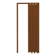 Porta Sanfonada Pvc Polifort 210cmx80cm Mogno D Cor Madeira Foto mini 2