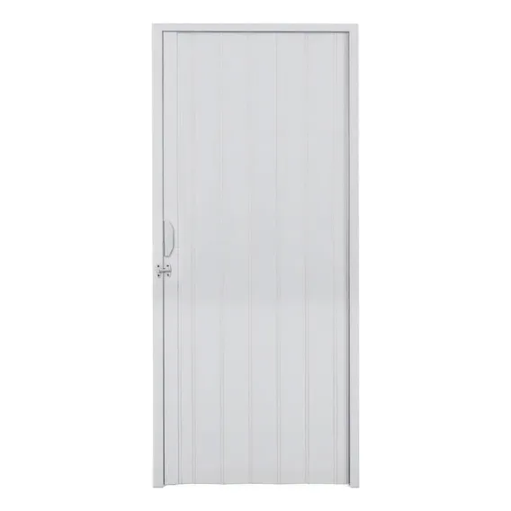 Porta Sanfonada Pvc Polifort 210cmx90cm Cinza Jhwt Foto 1