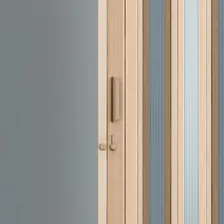 Porta Sanfonada Pvc TranslĂșcida 210x84cm Bcf Wt Foto mini 4