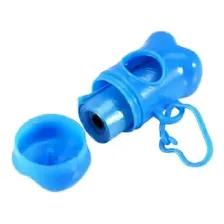 Porta Saquinho Cata Coco Cachorro C/ Refil Para Caes Gatos Cor Azul Foto mini  2