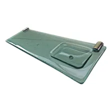 Porta Shampoo Com Saboneteira Em Vidro - 1 Peça Cor Verde Foto mini 1