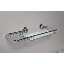 Porta Shampoo C/saboneteira Inox Qualidade Kit 2 Peças Foto mini 2