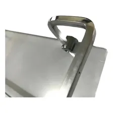 Porta Shampoo Prateleira Cromado Grade Quadrada Vidro Luxo Foto mini  2