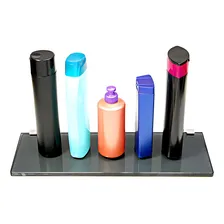 Porta Shampoo Reto Em Vidro Fumê Lap Aquabox 40cmx14cmx10mm Foto mini 2