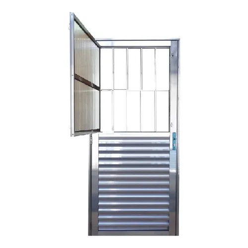 Porta Social Alumínio Brilhante L25 2,10 X 0,70 Foto 1
