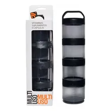 Porta Suplementos Acoplável Pó/capsulas Multi Uso Prottect Foto  mini 1