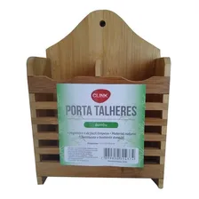 Porta Talher Fabricado Em Bambu Material Natural Higiênico Foto mini 1