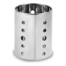 Porta Talheres Escorredor Utensílios Aço Inox 12x15cm Jjb Foto mini 2