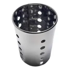 Porta Talheres Escorredor Utensílios Aço Inox 12x15cm Jjb Foto mini 4