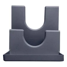 Porta Tampas Organizador Tampas Travessas Cor Cinza 22cm Foto mini 2